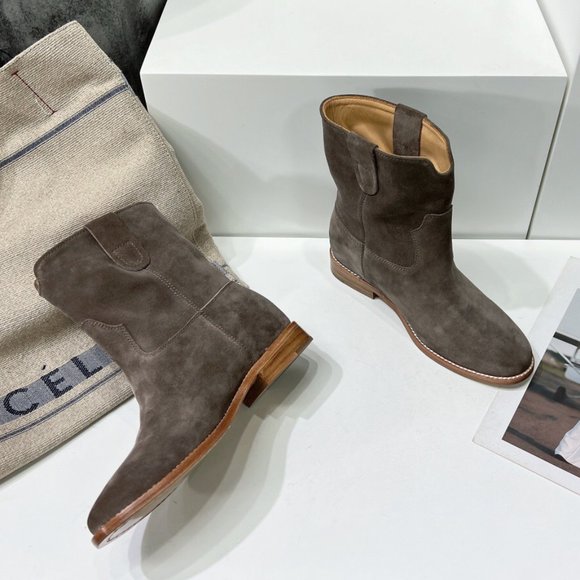 Isabel Marant Duerto Cowboy boots, dark grey, size 38 - Picture 7 of 9